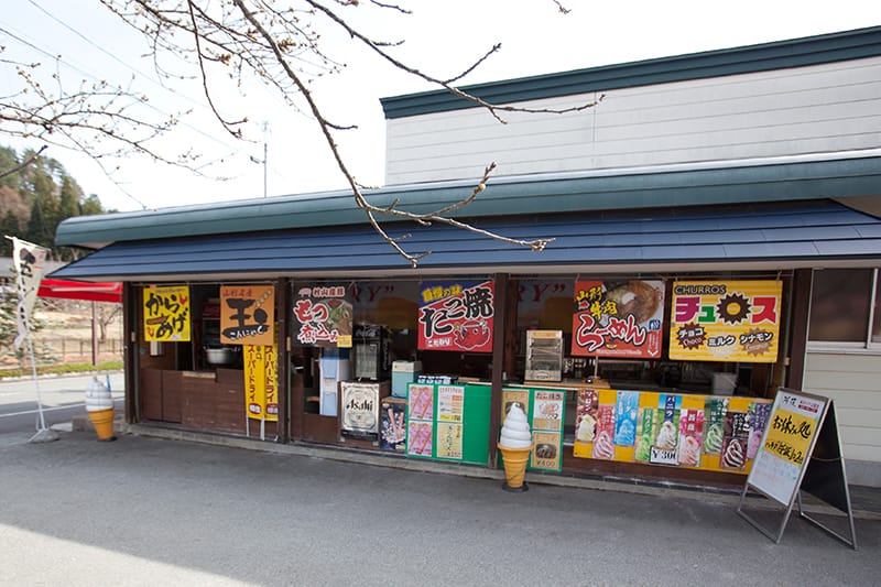 東沢バラ公園店の店頭販売