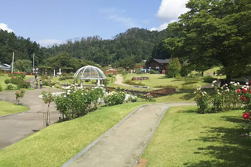 東沢バラ公園店の店頭販売